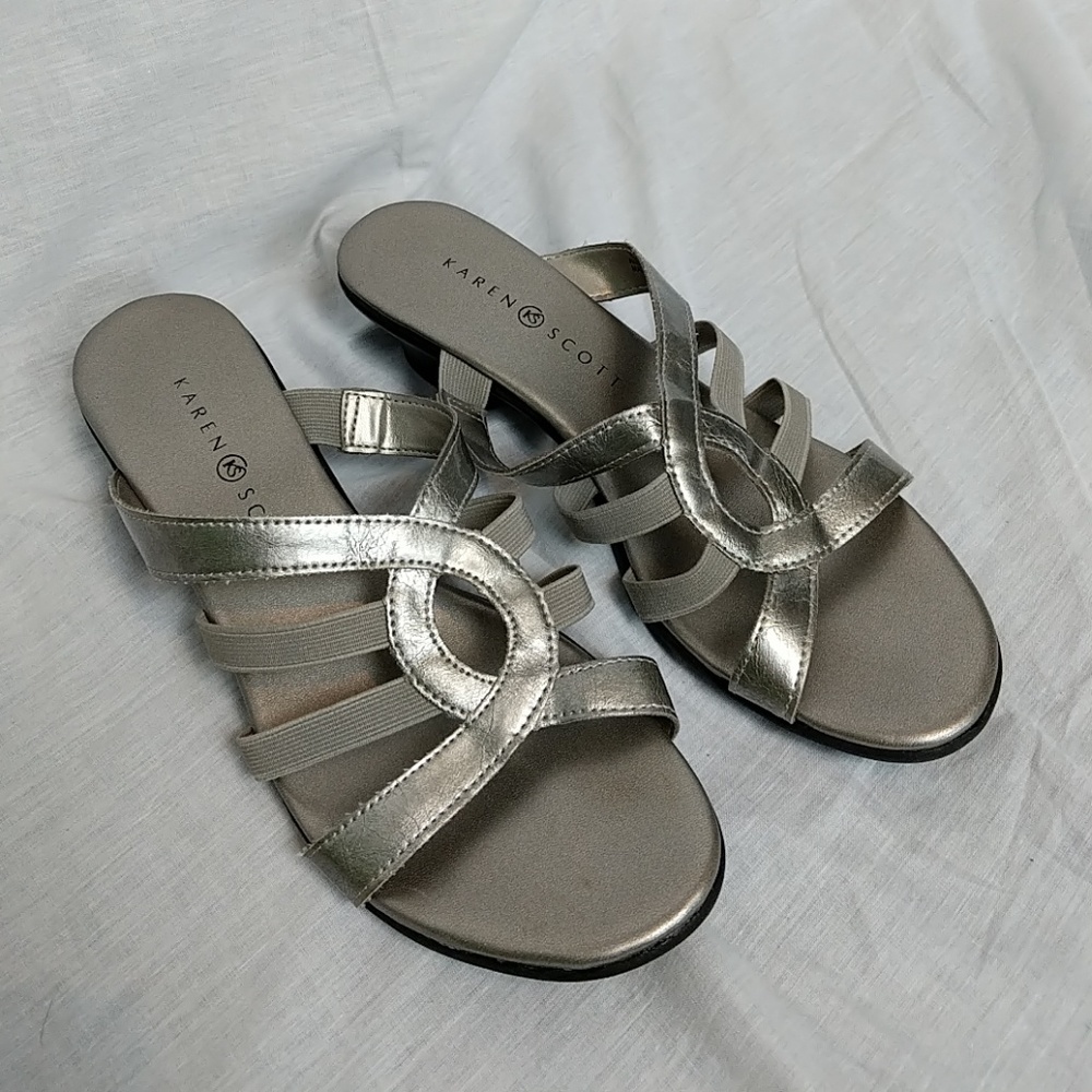 Silver heels